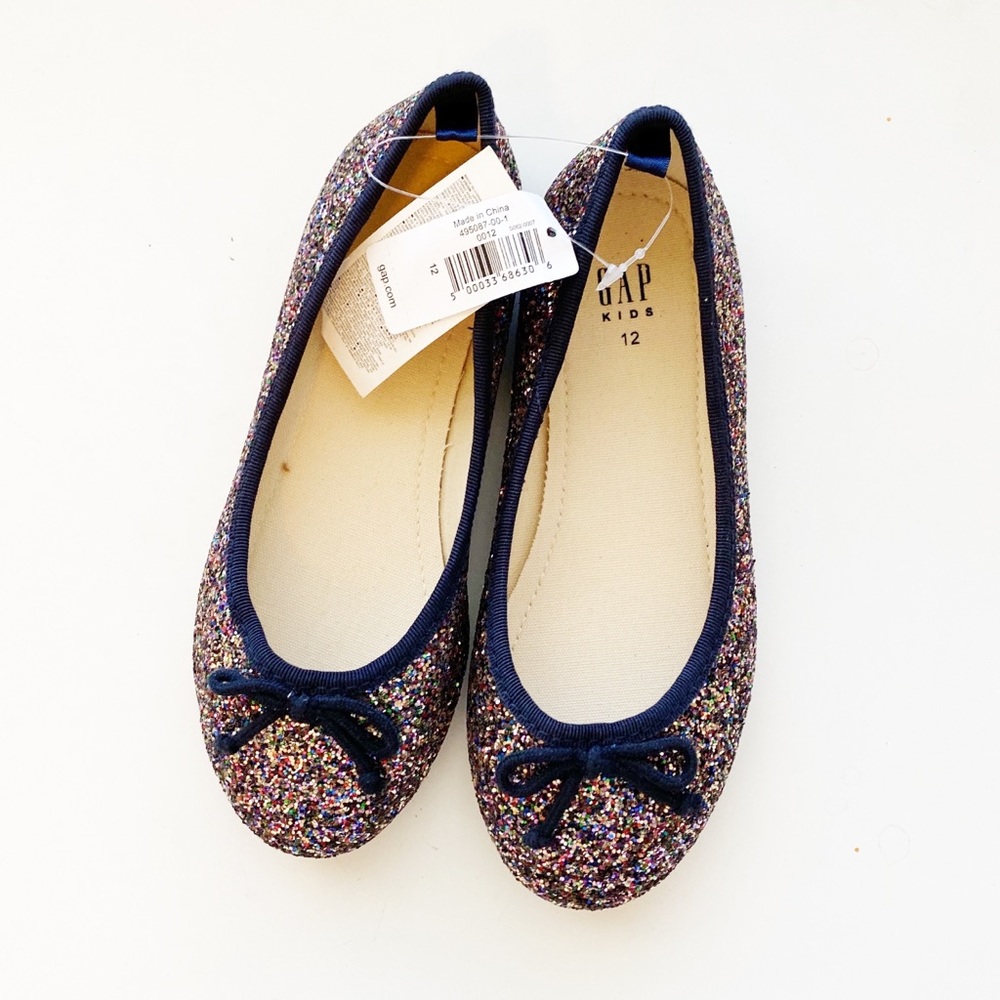 NWT Gap Sparkly Multicolored Ballet Flats